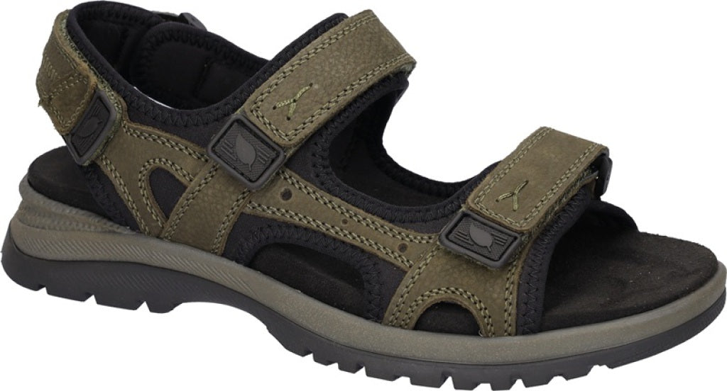 Sandalia de hombre 'H-Taro' de corte ancho (H) - verde