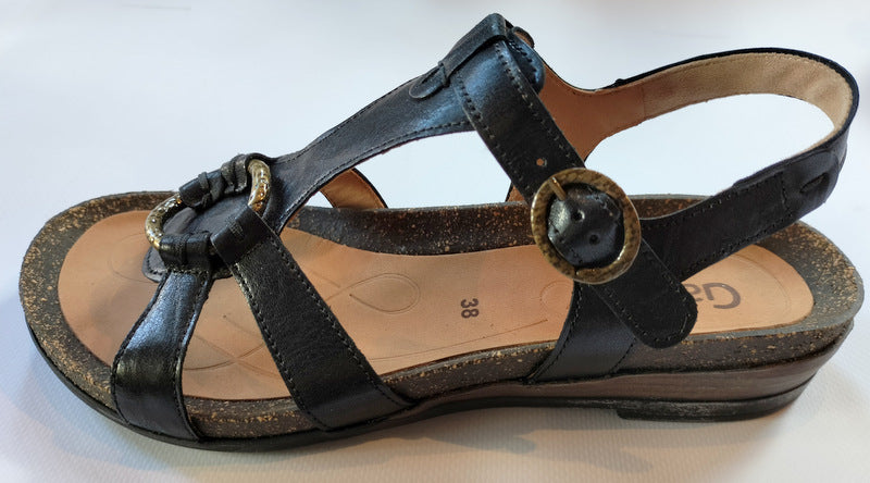 Damessandaal '83.762.27' - Zwart