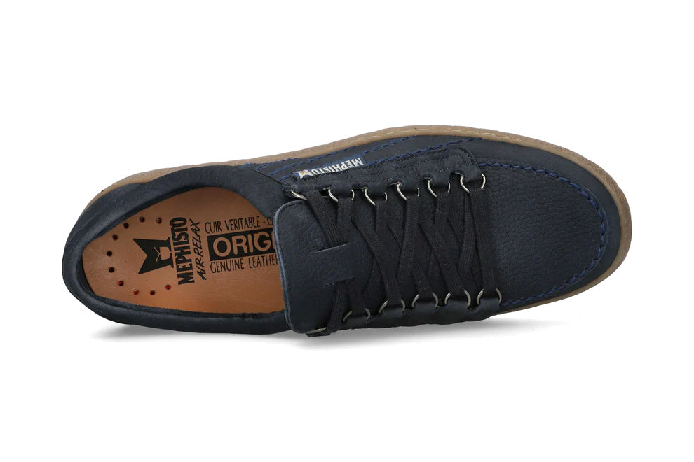 'Rainbow' herrsko med snörning - blå