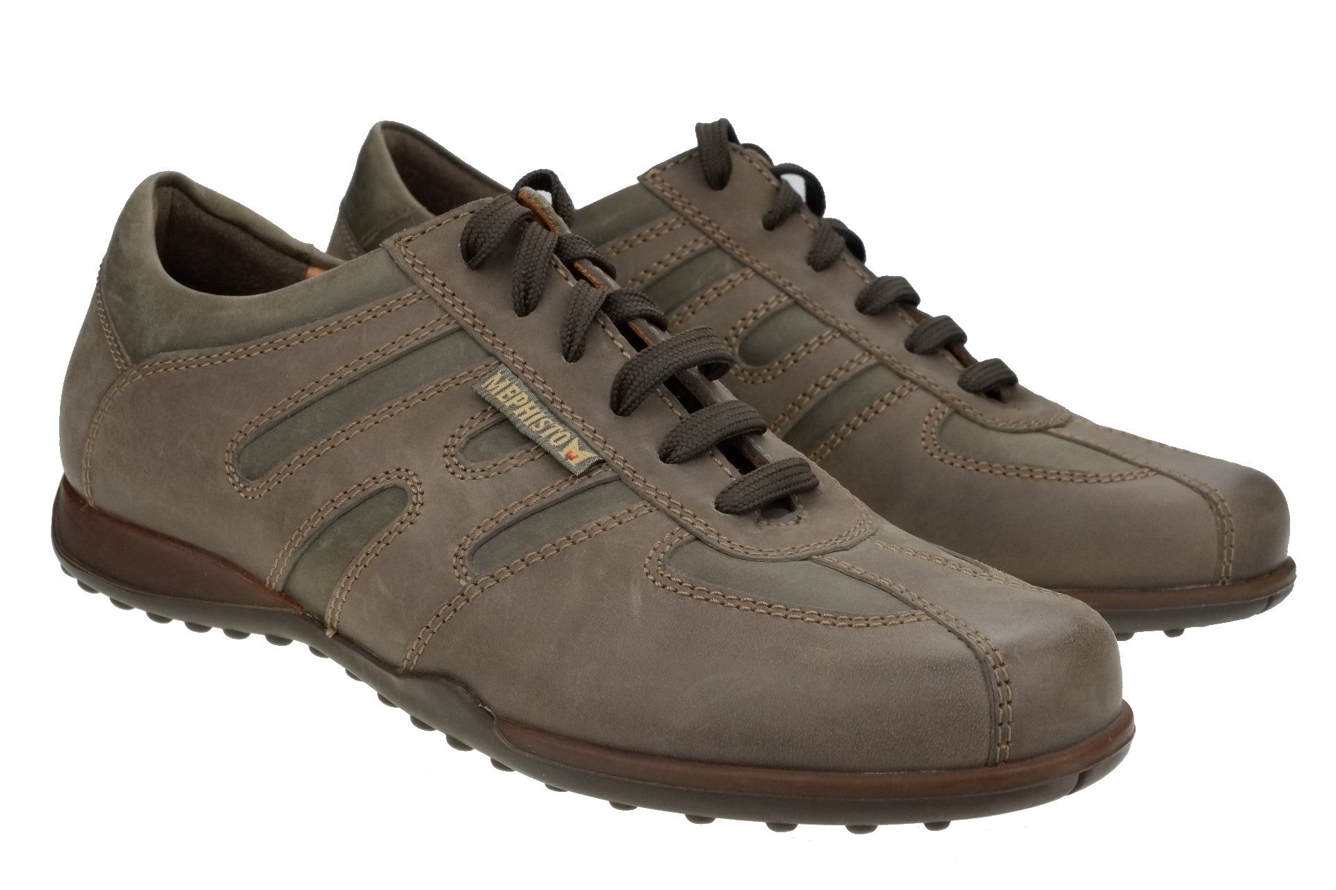 Herensneaker met veters 'Agatino' - Grijs - ChaplinshoesHerensneaker met veters 'Agatino' - GrijsMephisto
