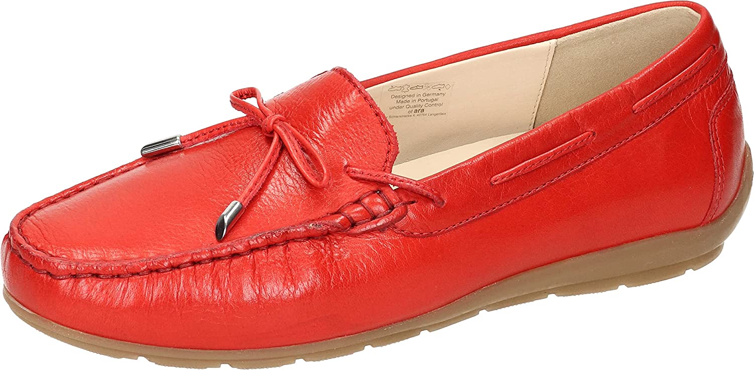Damesloafer 'Alabama' - Rood - ChaplinshoesDamesloafer 'Alabama' - RedAra