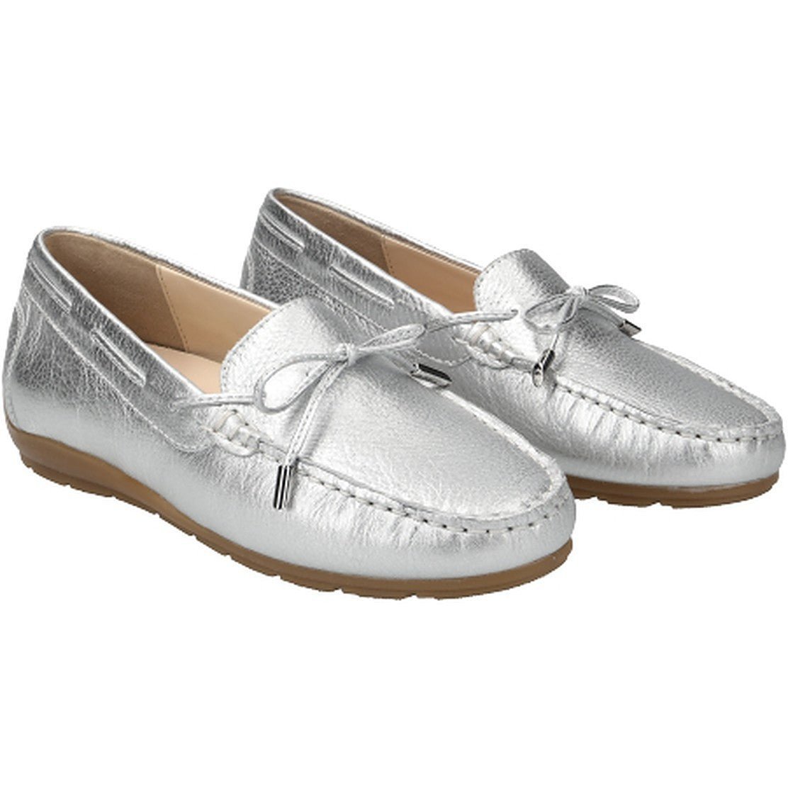 Damesloafer 'Alabama' - zilver - ChaplinshoesDamesloafer 'Alabama' - zilverAra