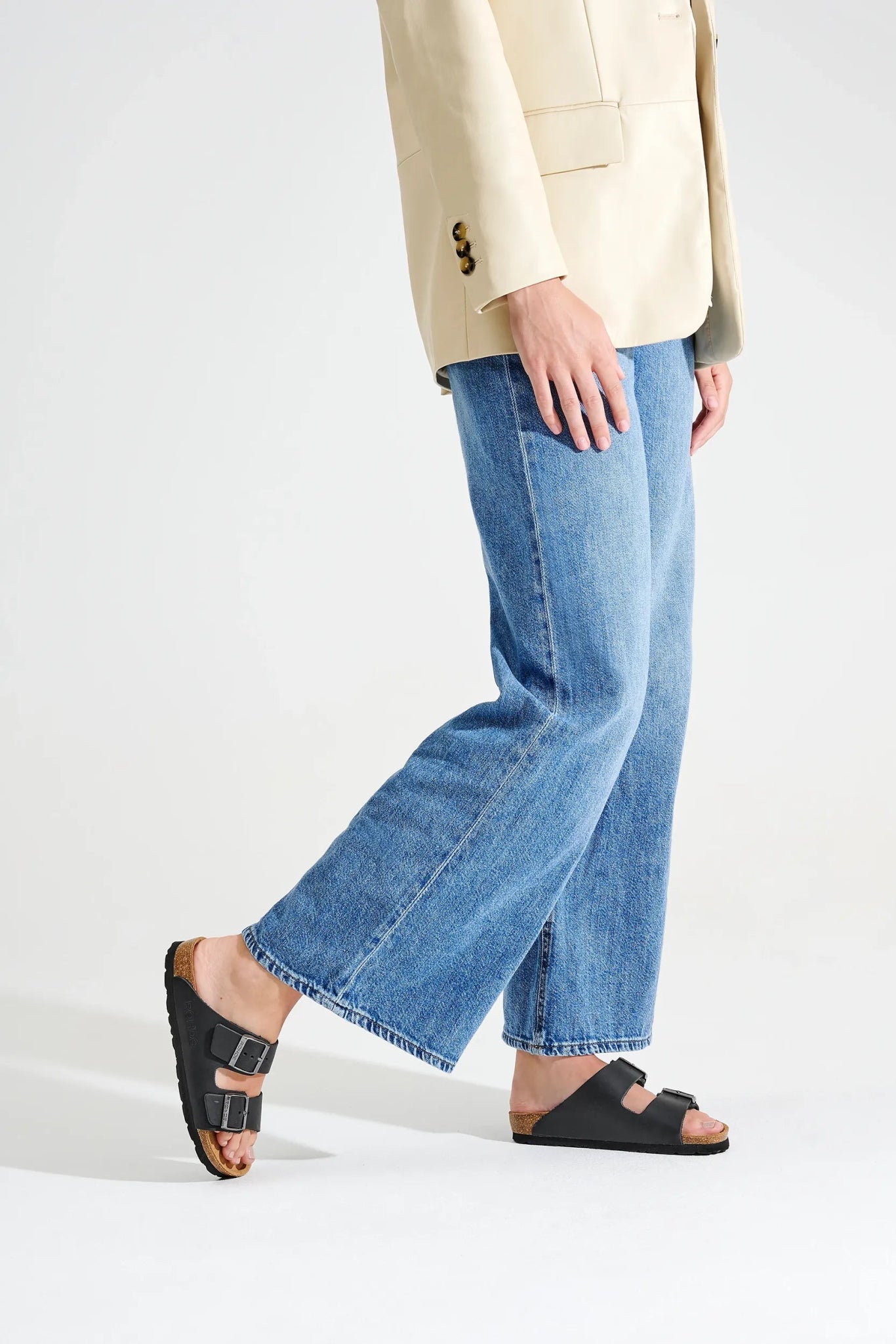 Damessandaal 'Alba' - zwart - ChaplinshoesDamessandaal 'Alba' - zwartRohde