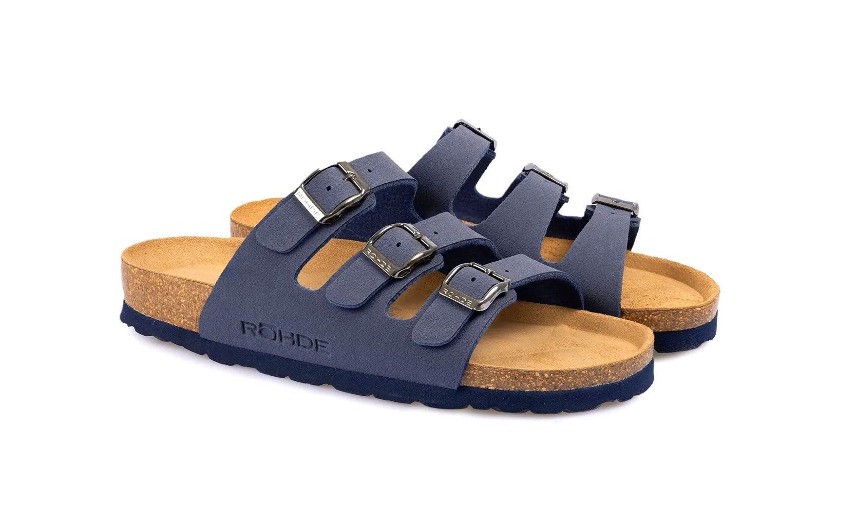 Sandalo slide da donna 'Alba' - blu - ChaplinshoesSandalo scorrevole da donna "Alba" - bluRohde