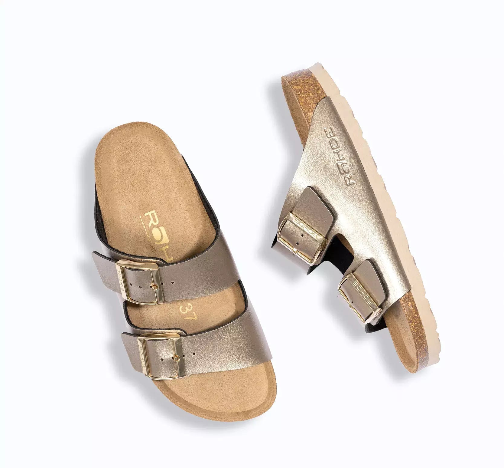 Damesslipper 'Alba' - goud - ChaplinshoesDamesslipper 'Alba' - goudRohde