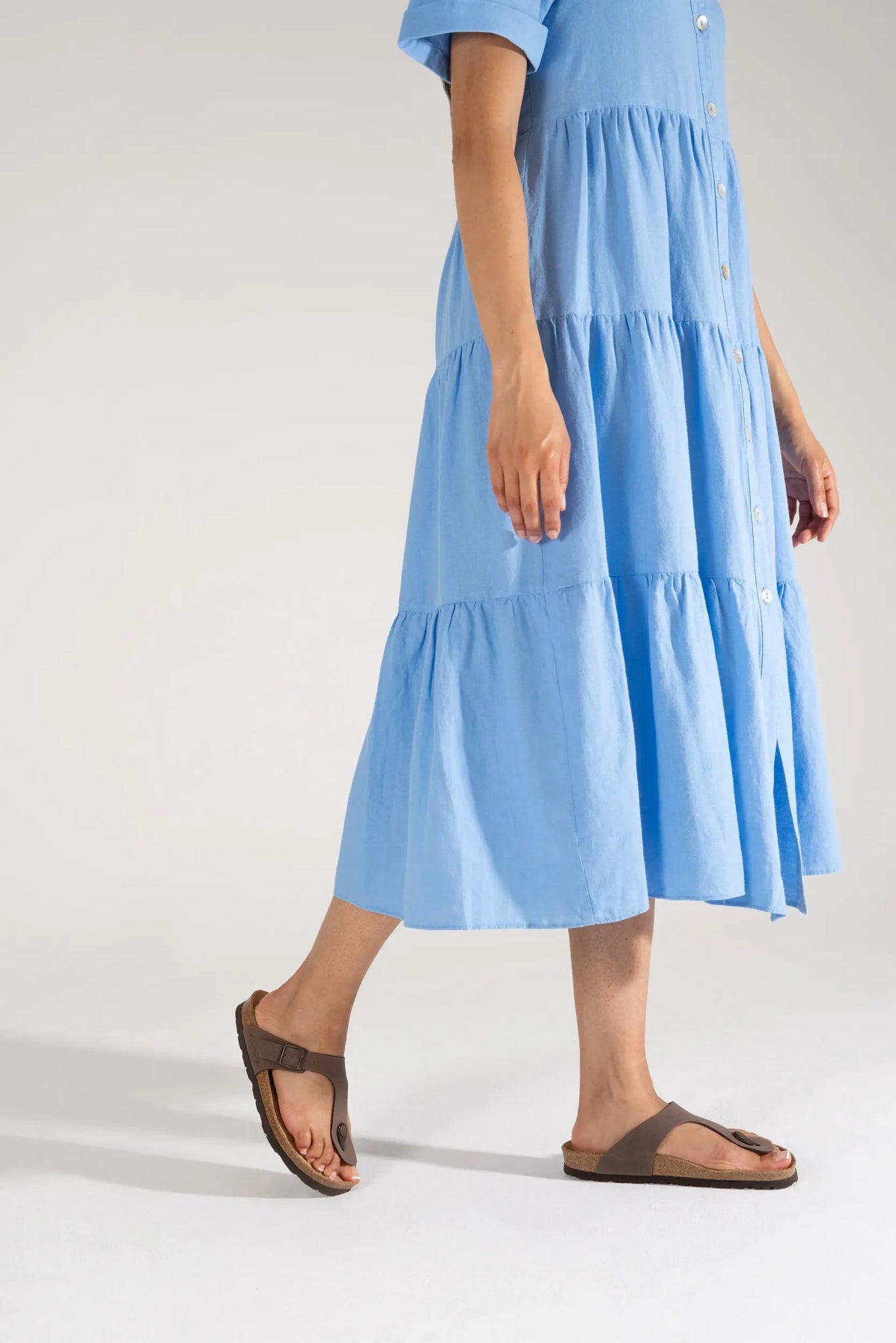 'Alba' women's slide toe sandal - brown - Chaplinshoes'Alba' women's slide toe sandal - brownRohde