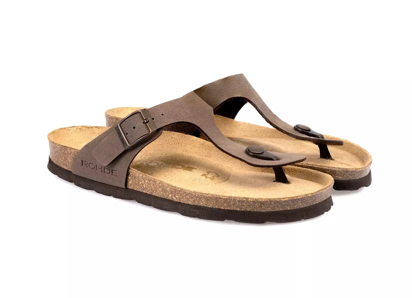 'Alba' women's slide toe sandal - brown - Chaplinshoes'Alba' women's slide toe sandal - brownRohde