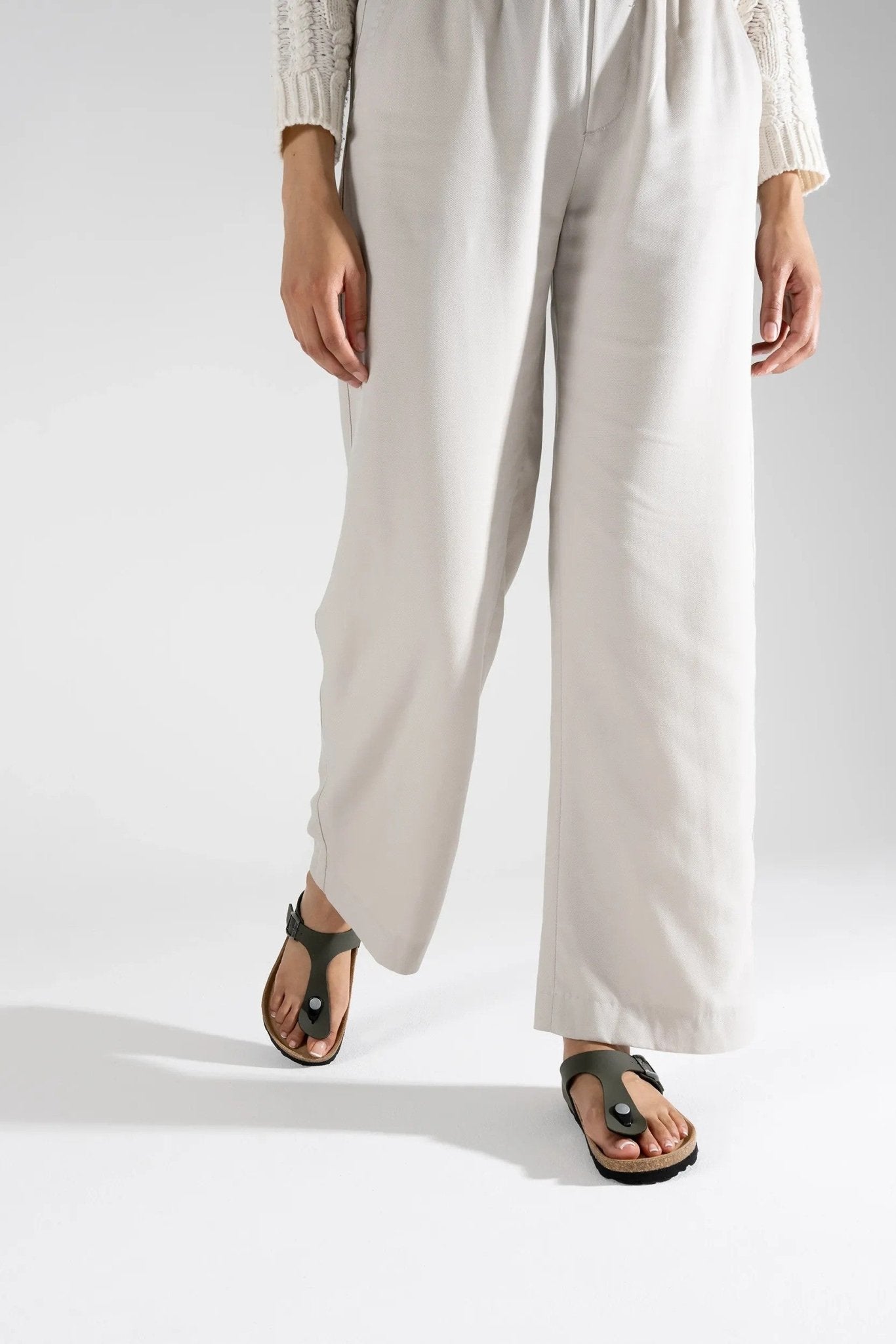 Sandalia con puntera corrediza para mujer 'Alba' - verde - Chaplinshoes'Alba' Sandalia con puntera corrediza para mujer - verdeRohde