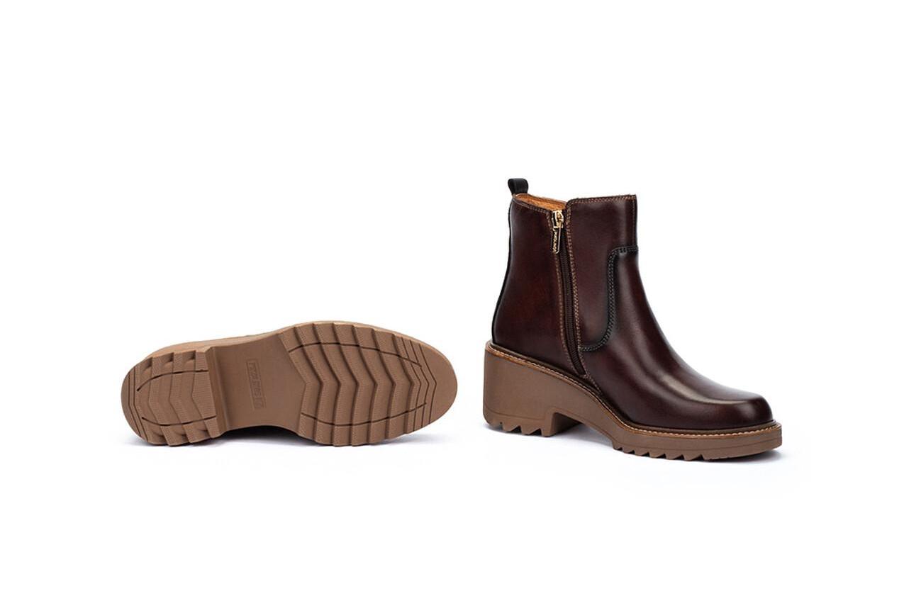 Dames enkellaars 'Alcaraz' - Donkerbruin