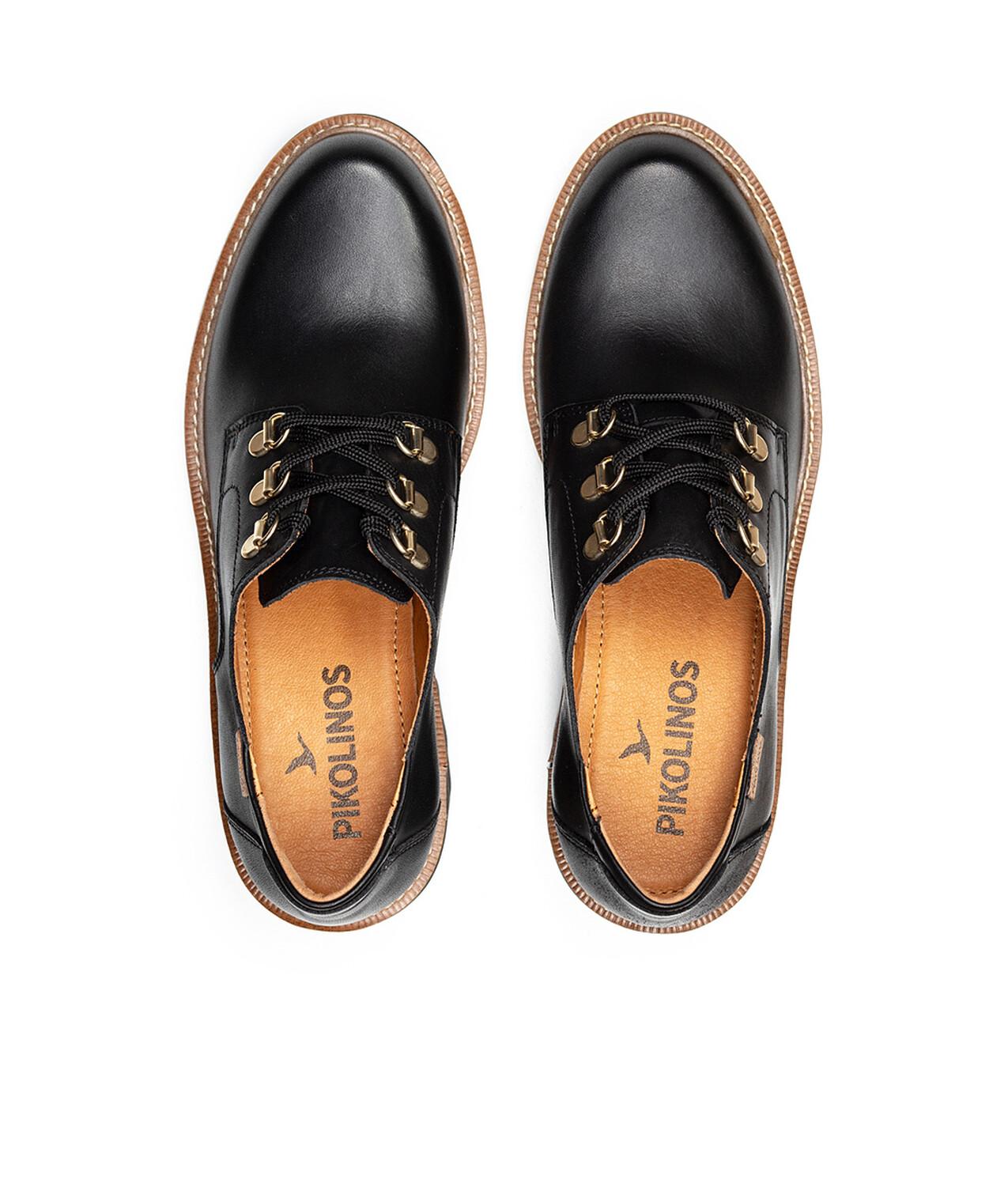 Dames veterschoen 'Alcaraz' - Zwart