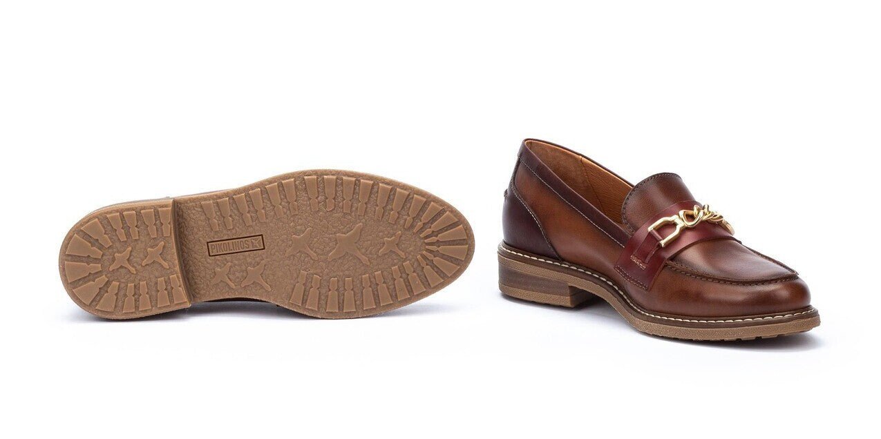 Mocasín de mujer 'Aldaya' - Marrón - ChaplinshoesMocasín de mujer 'Aldaya' - MarrónPikolinos