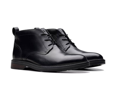 Heren enkellaars 'Aldwin Chukka' - Zwart - ChaplinshoesHeren enkellaars 'Aldwin Chukka' - BlackClarks