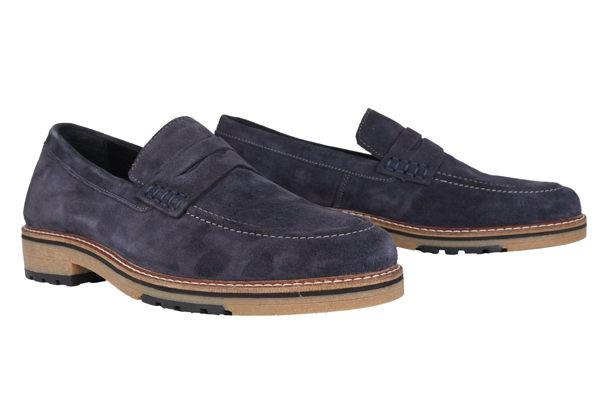 'Alessio' herenloafer - Blauw - Chaplinshoes'Alessio' herenloafer - BlueAra