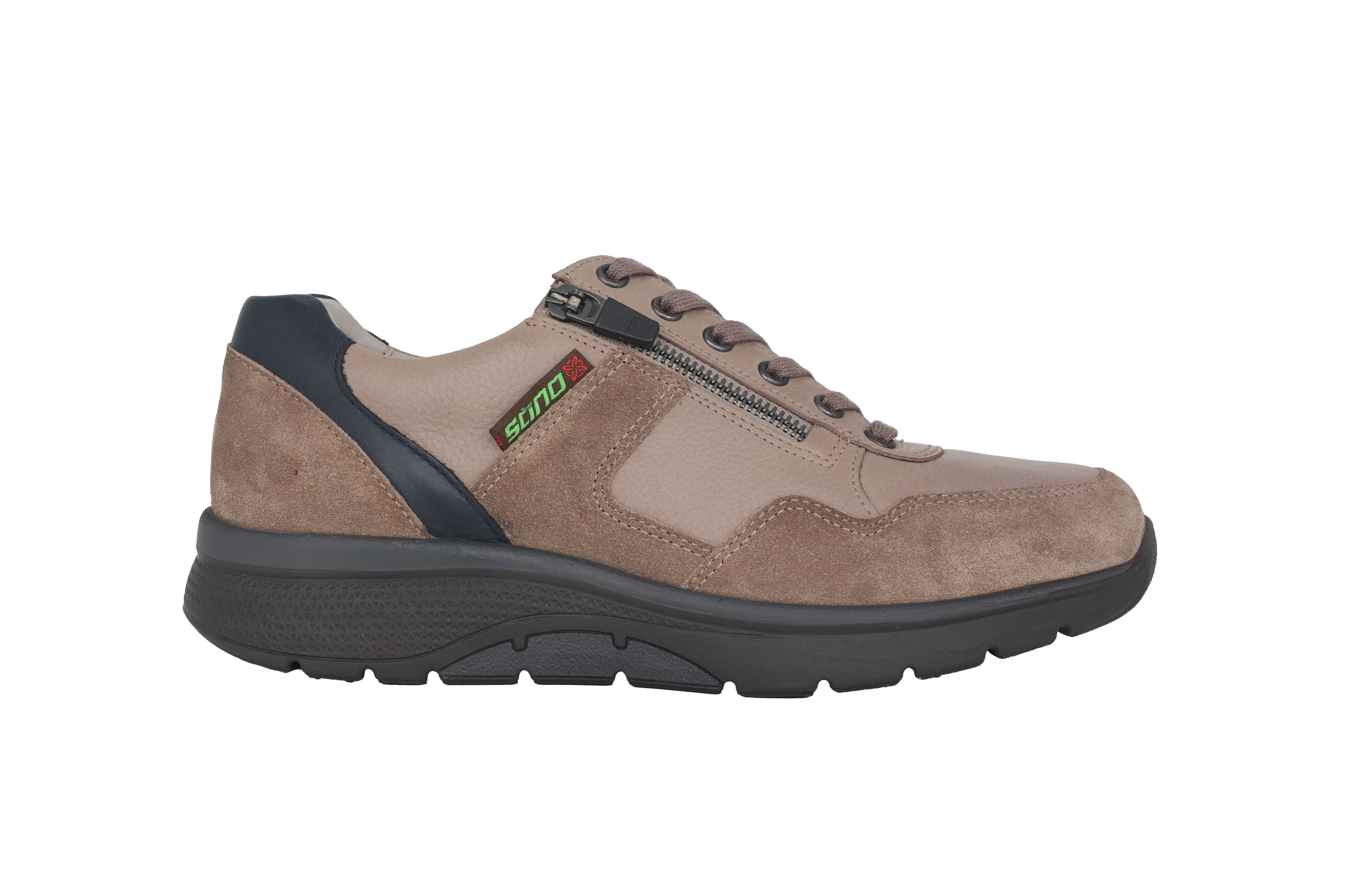 Herren-Schnürschuh 'Amory' mit rollender Weite Passform (H) – Grau