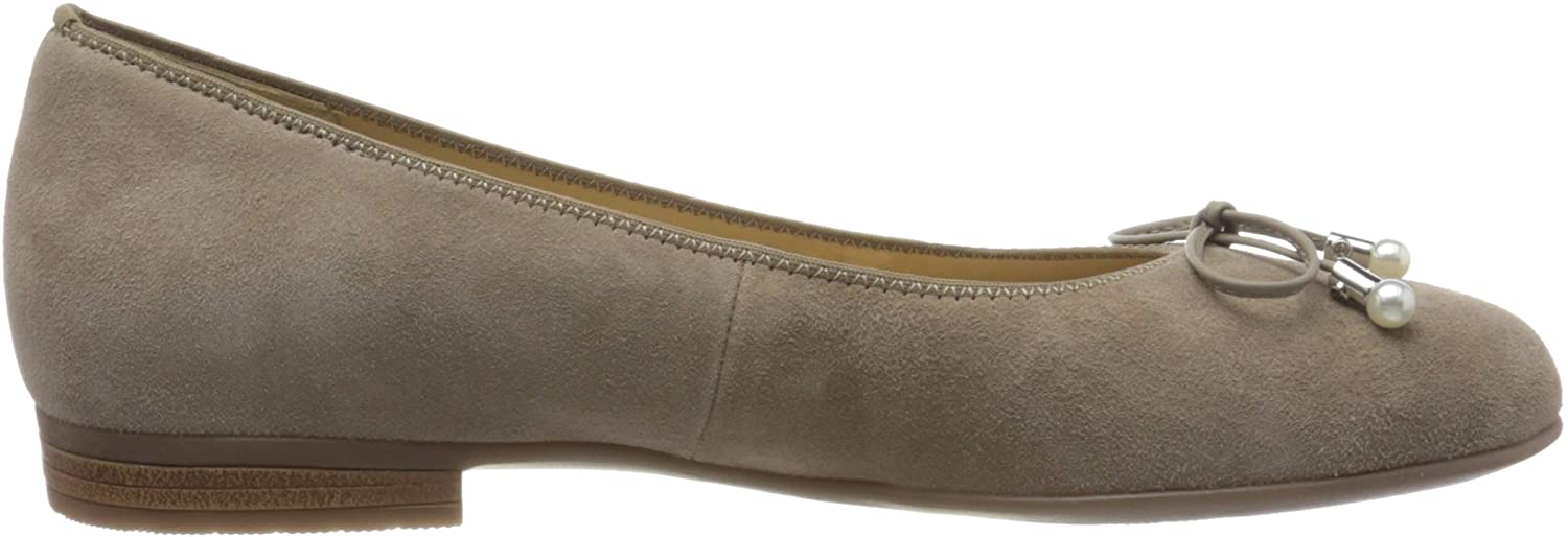 Ara 12 - 31324 - 07 dames ballerina - taupe suède - ChaplinshoesAra 12 - 31324 - 07 dames ballerina - taupe suèdeAra