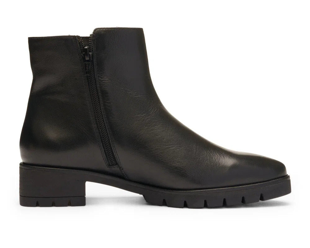 Bottine en cuir pour femme 'Napoli' - noir
