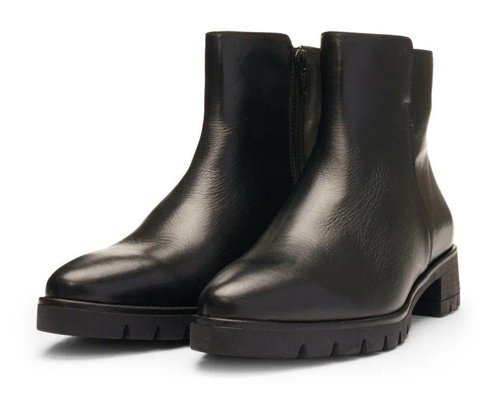 Bottine en cuir pour femme 'Napoli' - noir