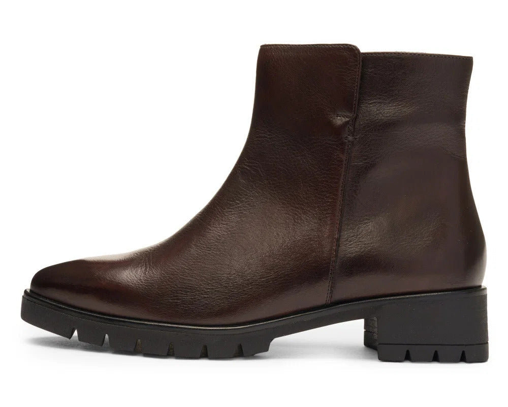 Bottine en cuir pour femme 'Napoli' - marron