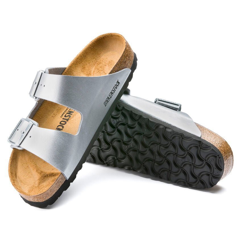 'Arizona BS' women's slide sandal - silver - Chaplinshoes'Arizona BS' women's slide sandal - silverBirkenstock