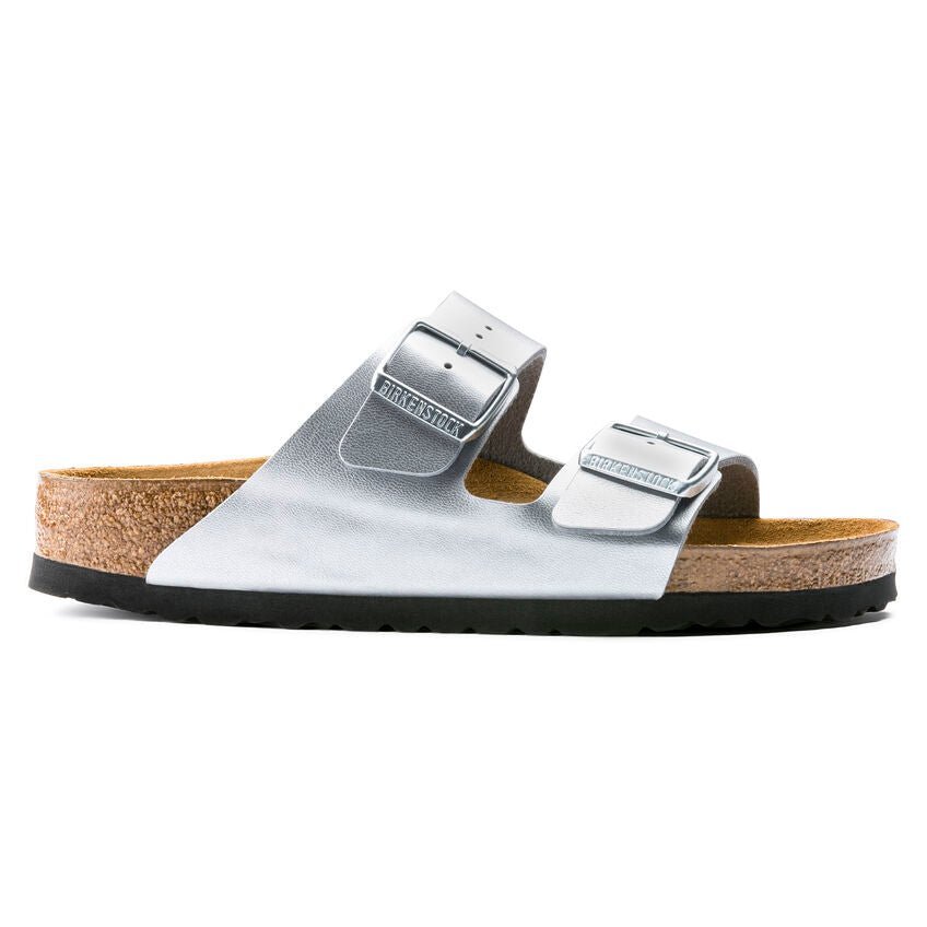 'Arizona BS' women's slide sandal - silver - Chaplinshoes'Arizona BS' women's slide sandal - silverBirkenstock