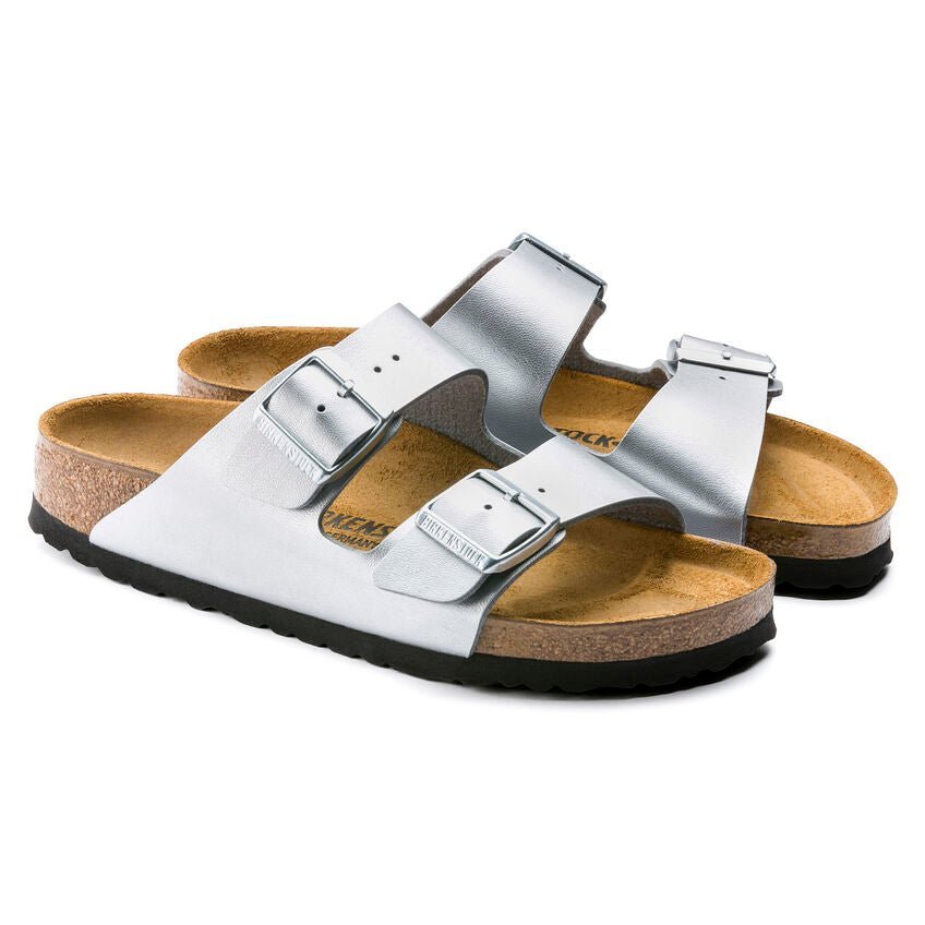 'Arizona BS' women's slide sandal - silver - Chaplinshoes'Arizona BS' women's slide sandal - silverBirkenstock