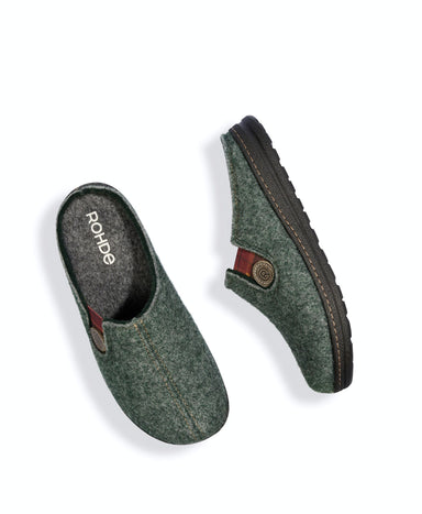 'Asiago' men's homeslippers - green - Chaplinshoes'Asiago' men's homeslippers - greenRohde