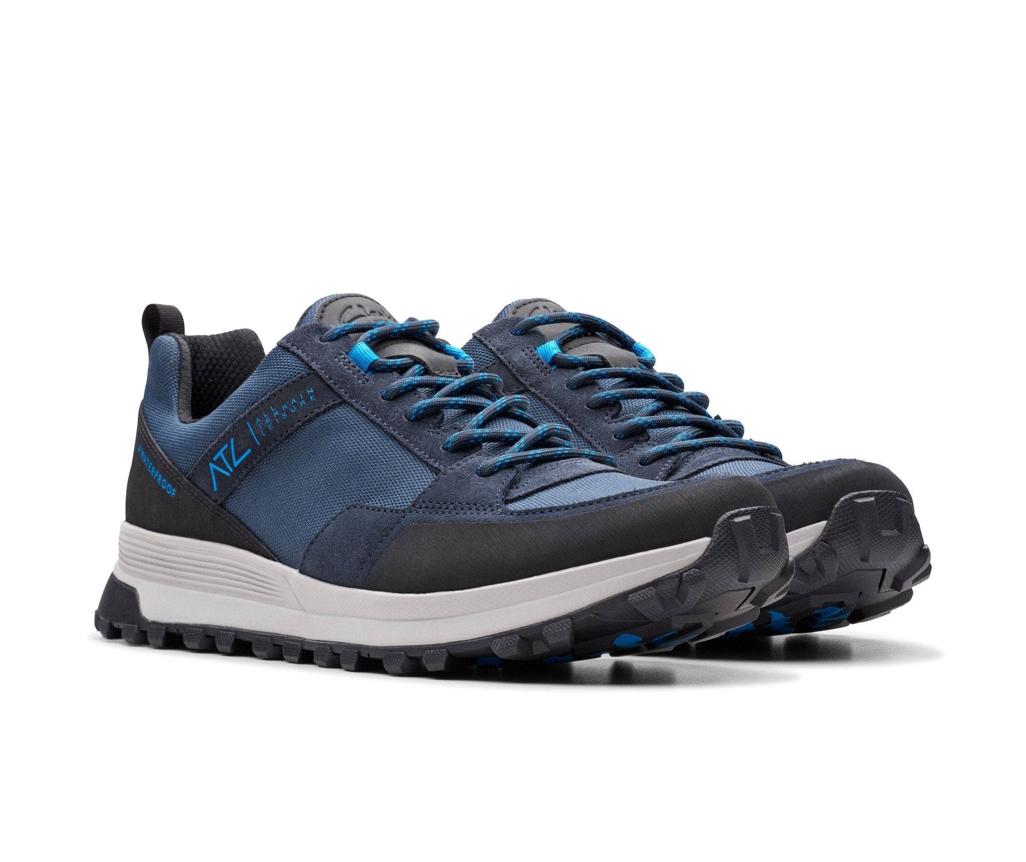 'ATL trek Lo' men's waterproof walking sneaker - Blue - Chaplinshoes'ATL trek Lo' men's waterproof walking sneaker - BlueClarks