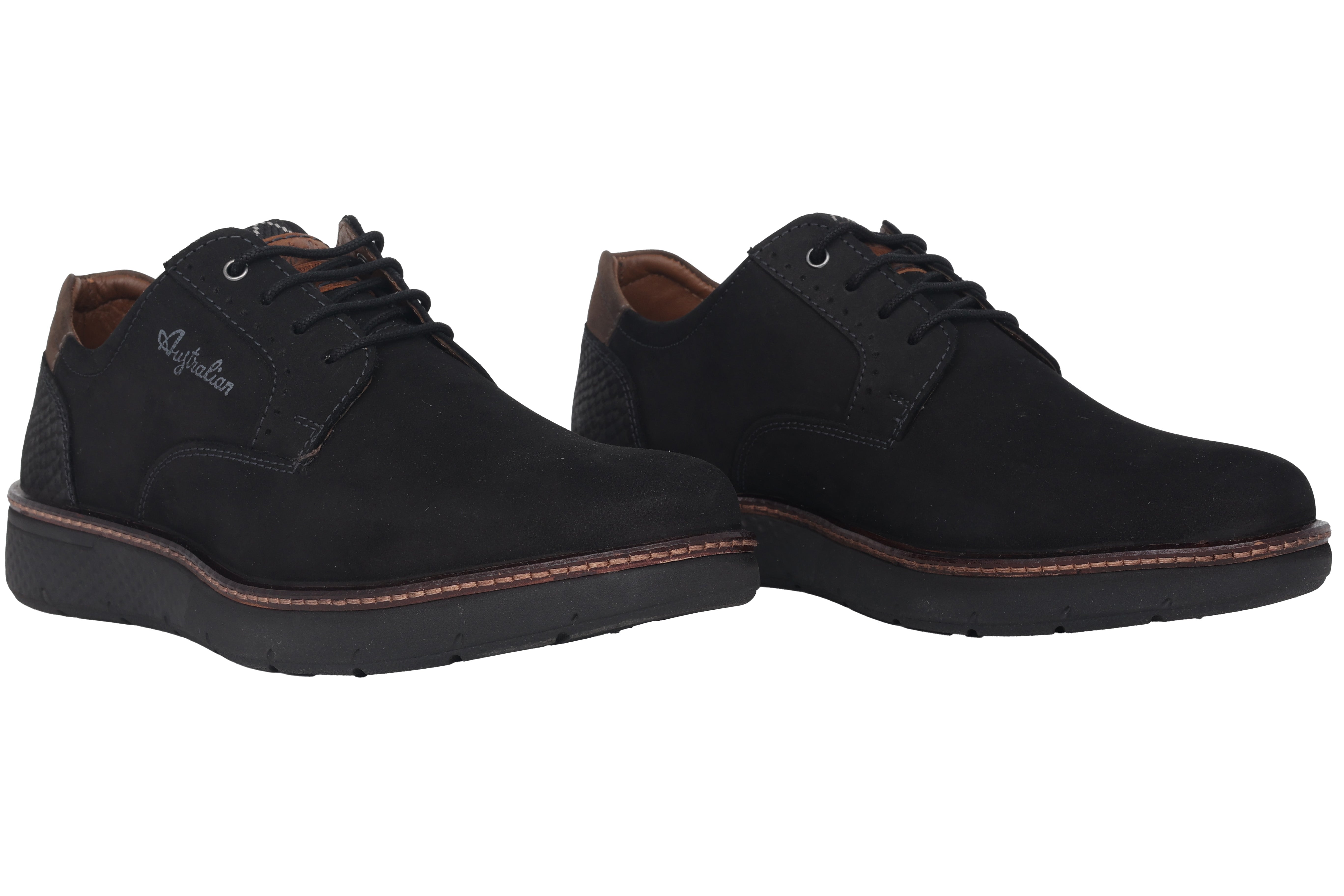 'Preston' men's lace-up shoe - black