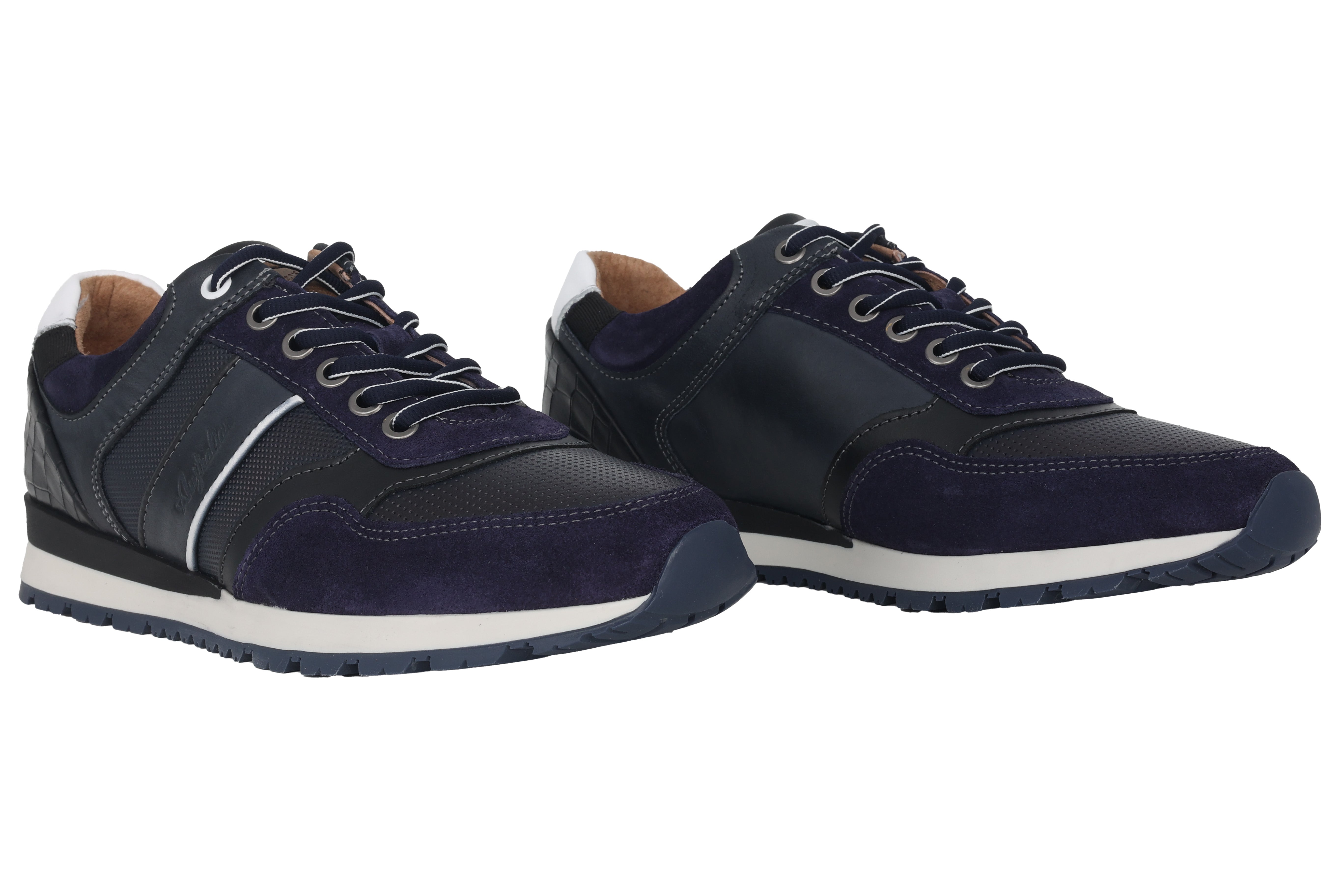 Sneaker à lacets pour homme 'Navarone' - bleu
