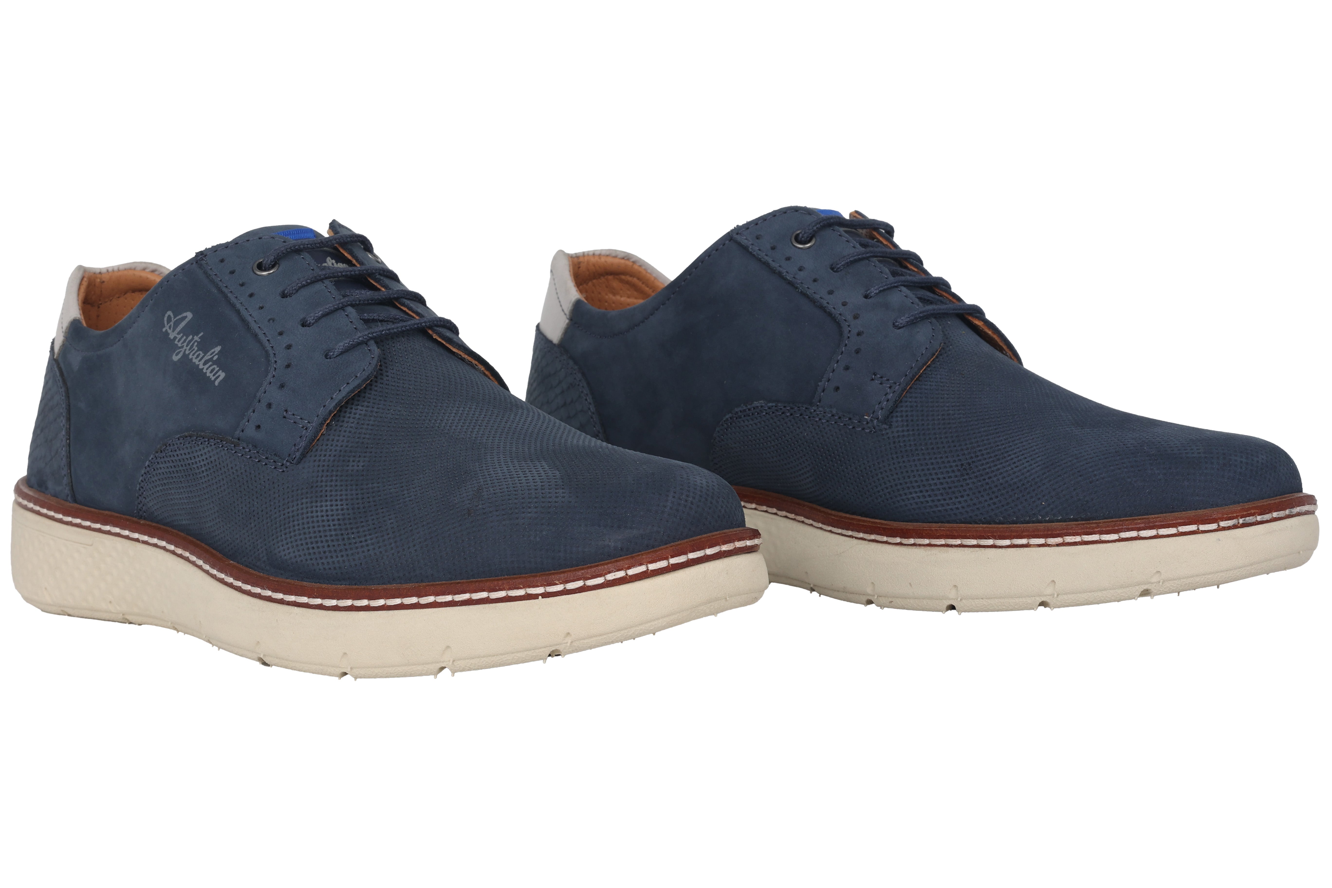 Herensneaker 'Pozzato' - blauw