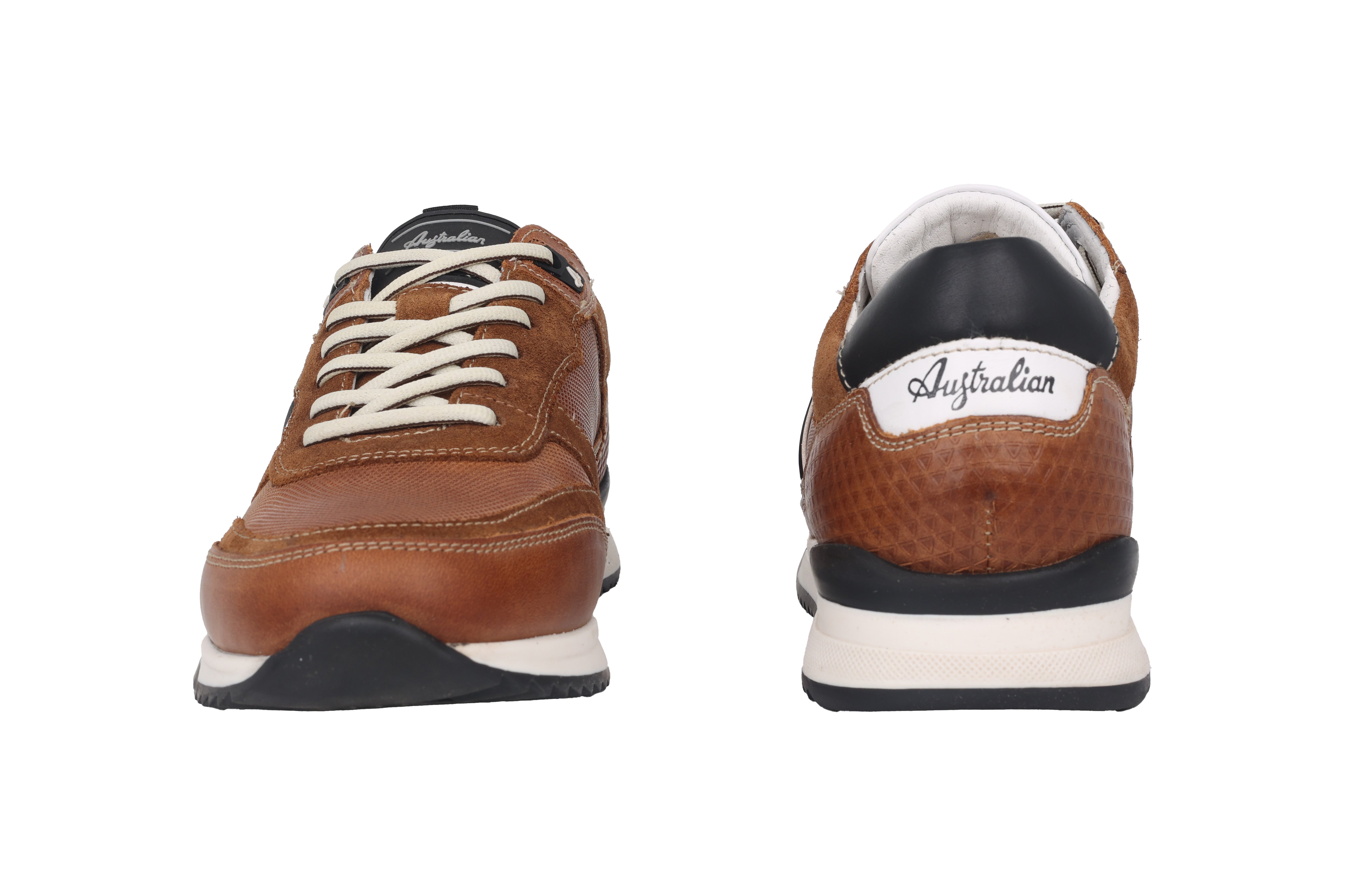 Herensneaker met veters 'Filmon' - bruin
