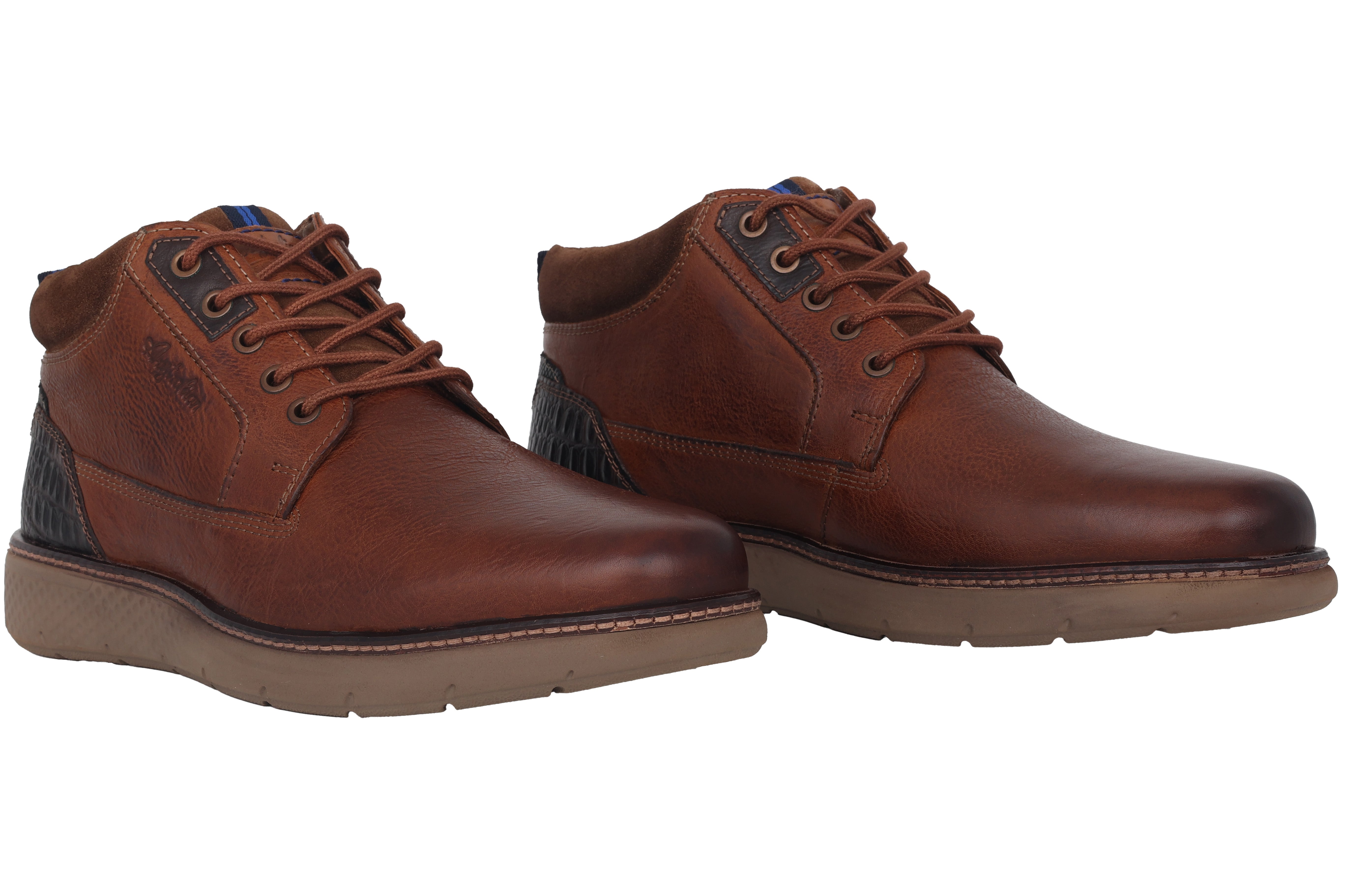 Heren enkelveterlaars 'Dexter' - bruin