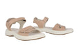 'Avio - S' dames sandaal met bandjes - beige - Chaplinshoes'Avio - S' dames sandaal met bandjes - beigeAra