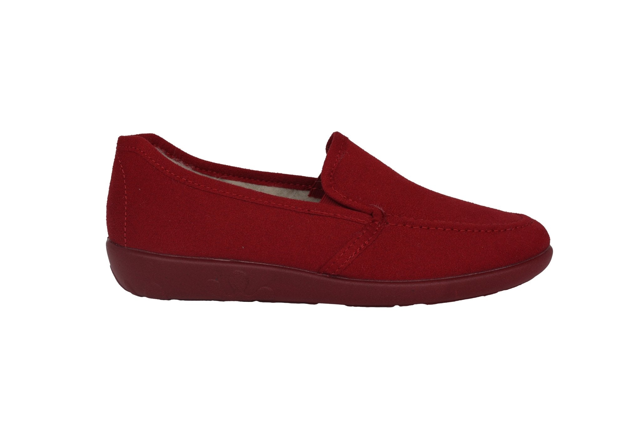 Dames huisslipper 'Ballerup' - rood - ChaplinshoesDamesslipper 'Ballerup' - roodRohde