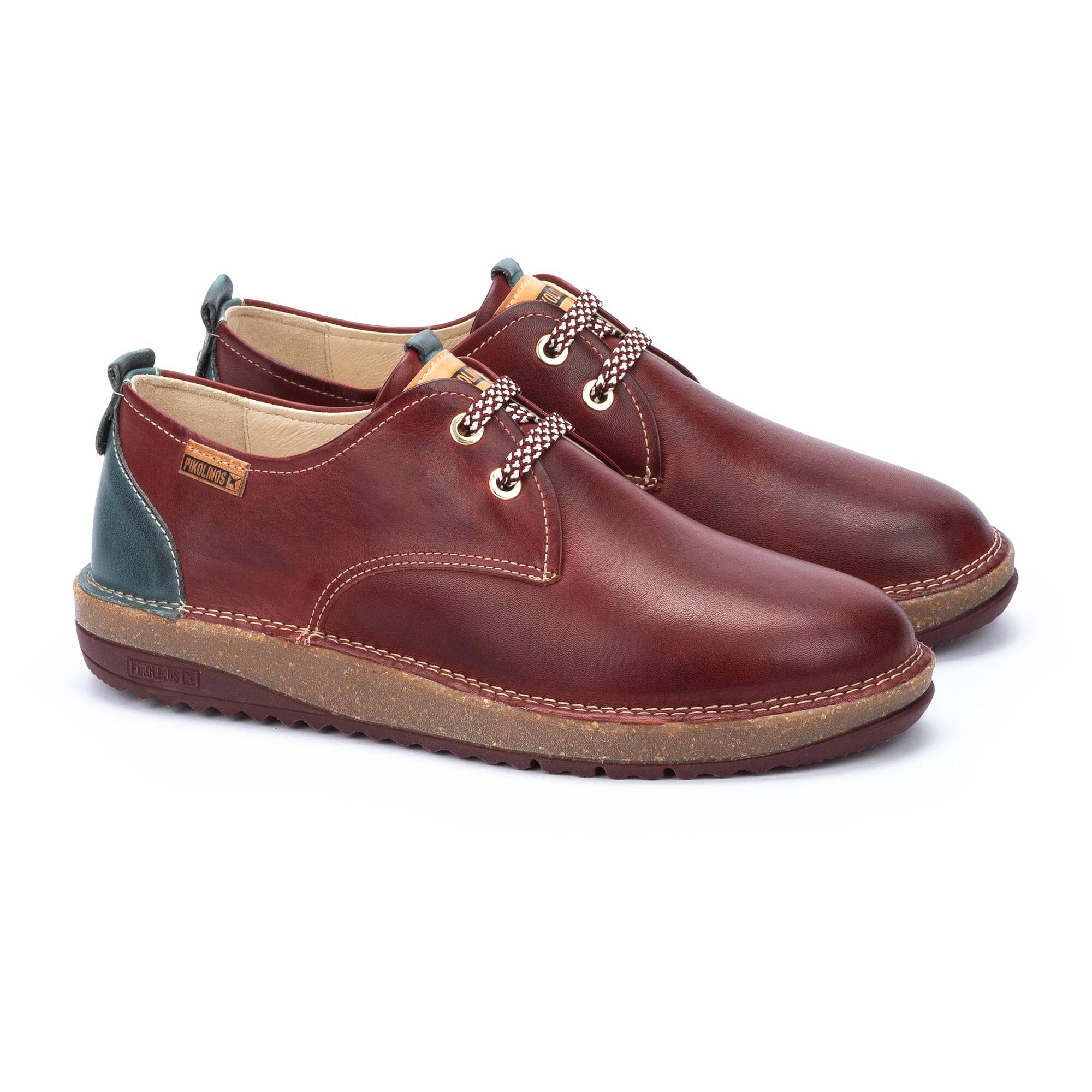 'Baza' women's lace - up shoe - Red - Chaplinshoes'Baza' women's lace - up shoe - RedPikolinos