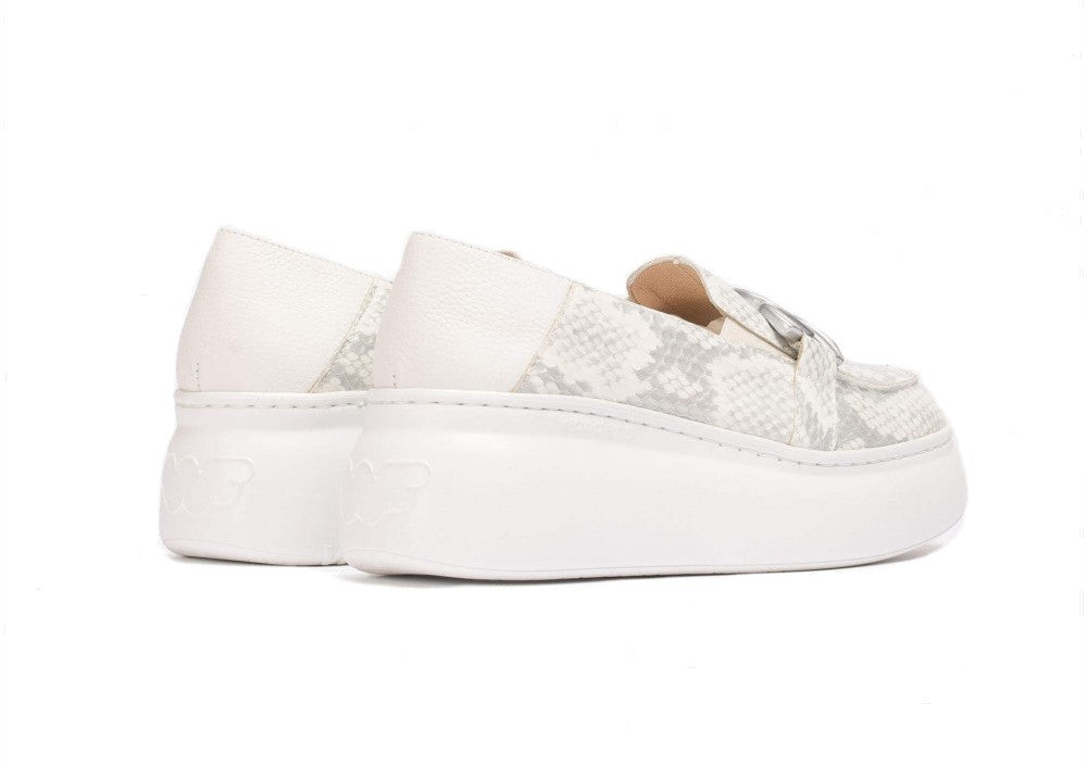 Damesmocassin 'Begin' - zilver - ChaplinshoesDamesmocassin 'Begin' - zilverWonders