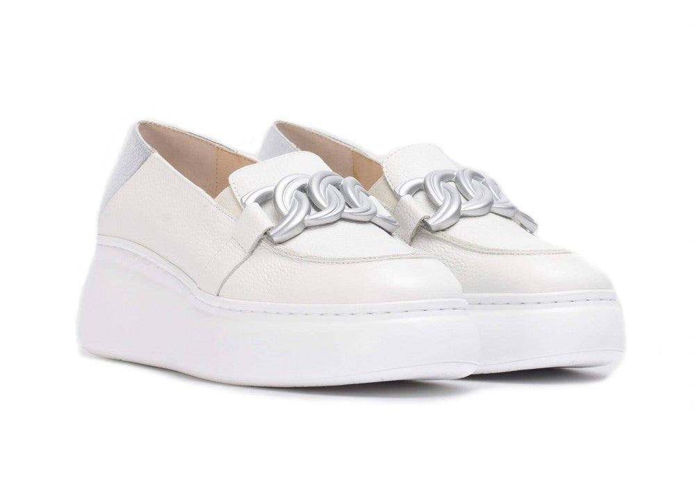 Damesmocassin 'Begin' - wit - ChaplinshoesDamesmocassin 'Begin' - witWonders