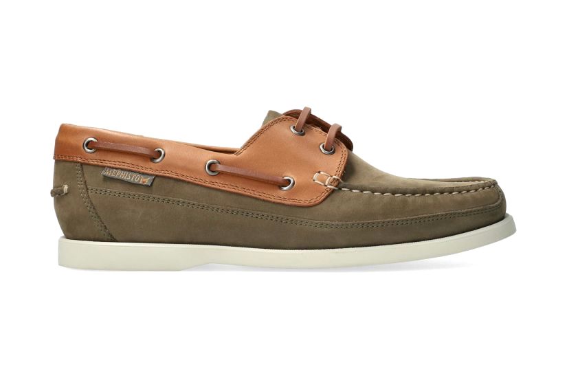 'Boating' heren bootschoenen - Groen - Chaplinshoes'Boating' heren bootschoenen - GreenMephisto
