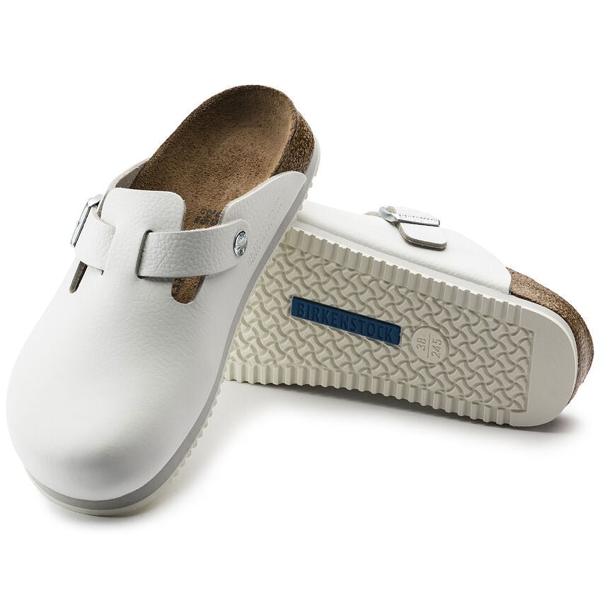 'Boston BS' unisex slipper sandaal - Wit - Chaplinshoes'Boston BS' unisex slipper sandaal - WitBirkenstock
