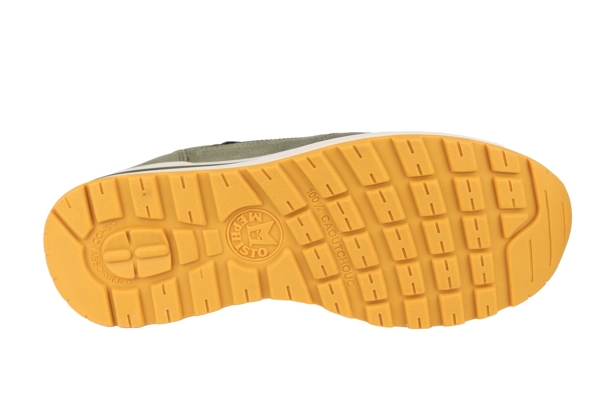 'Bradley' heren sneaker met veters - groen - Chaplinshoes'Bradley' herensneaker met veters - groenMephisto