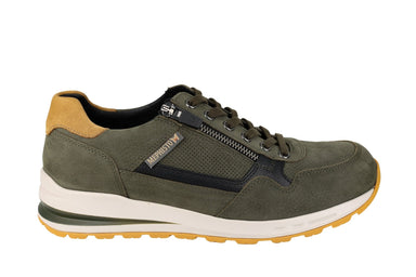 'Bradley' heren sneaker met veters - groen - Chaplinshoes'Bradley' herensneaker met veters - groenMephisto