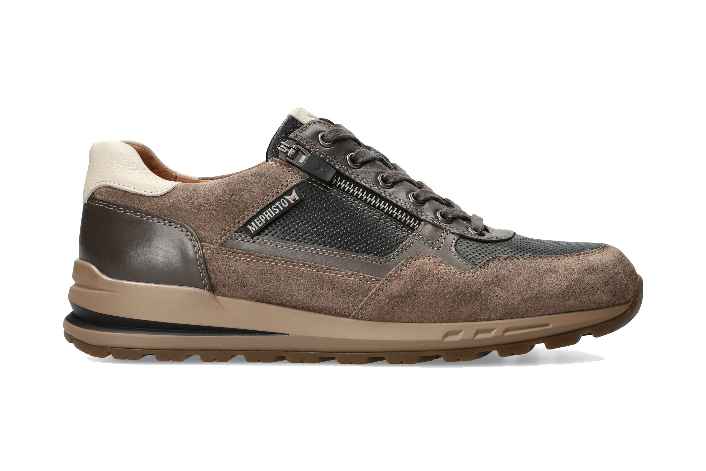 'Bradley' herrskor med snörning - beige