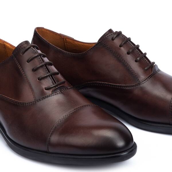 'Bristol' men's smart city lace - up shoe - Dark brown - Chaplinshoes'Bristol' men's smart city lace - up shoe - Dark brownPikolinos