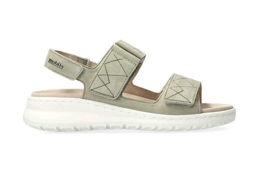 Sandalia ergonómica de mujer 'Britany' de calce ancho (H) - verde - Chaplinshoes'Britany' Sandalia ergonómica de mujer de corte ancho (H) - verdeMephisto