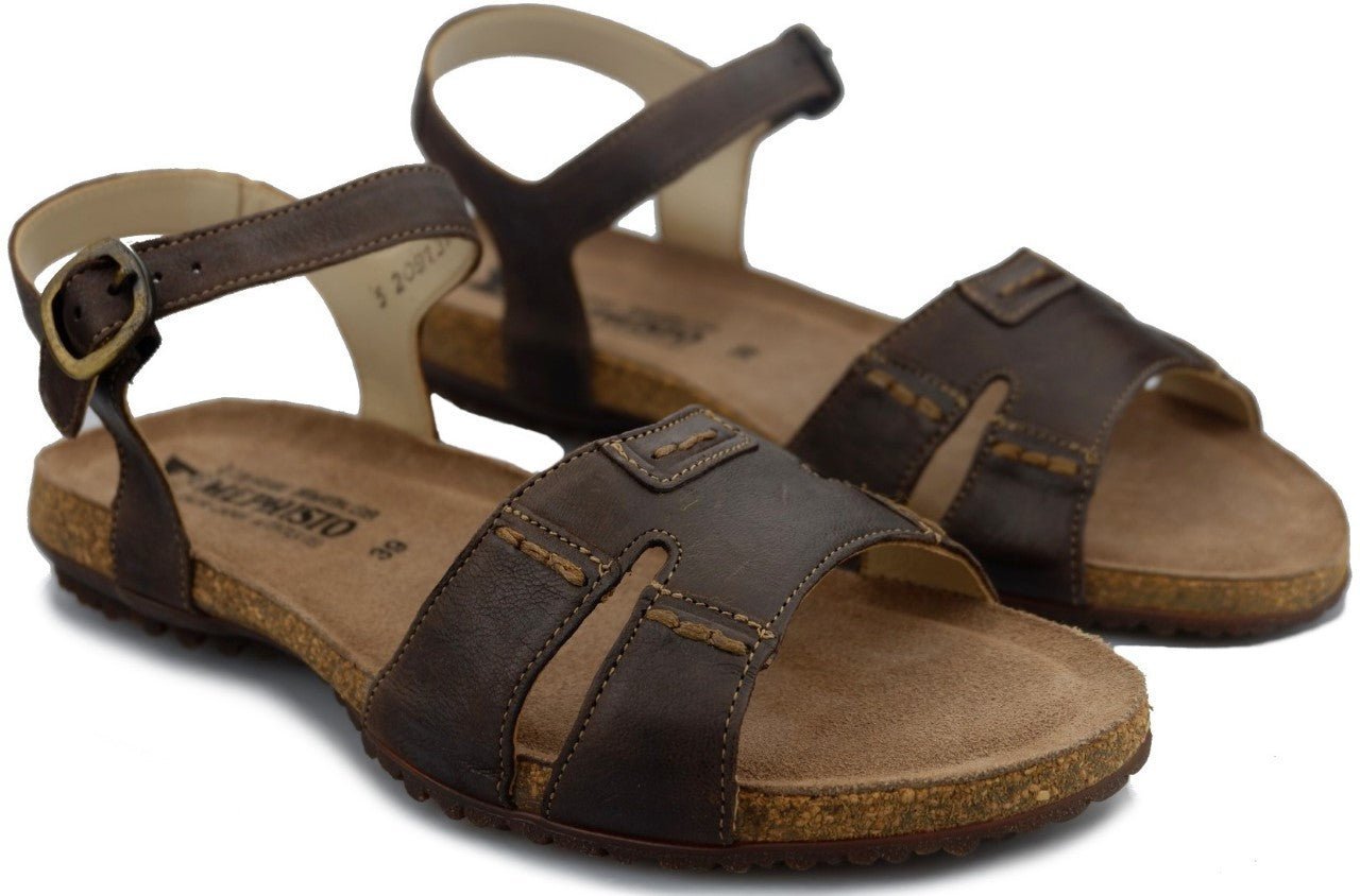 'Bylba' sandal til kvinder - Brun - Chaplinshoes'Bylba' damesandal - BrownMephisto