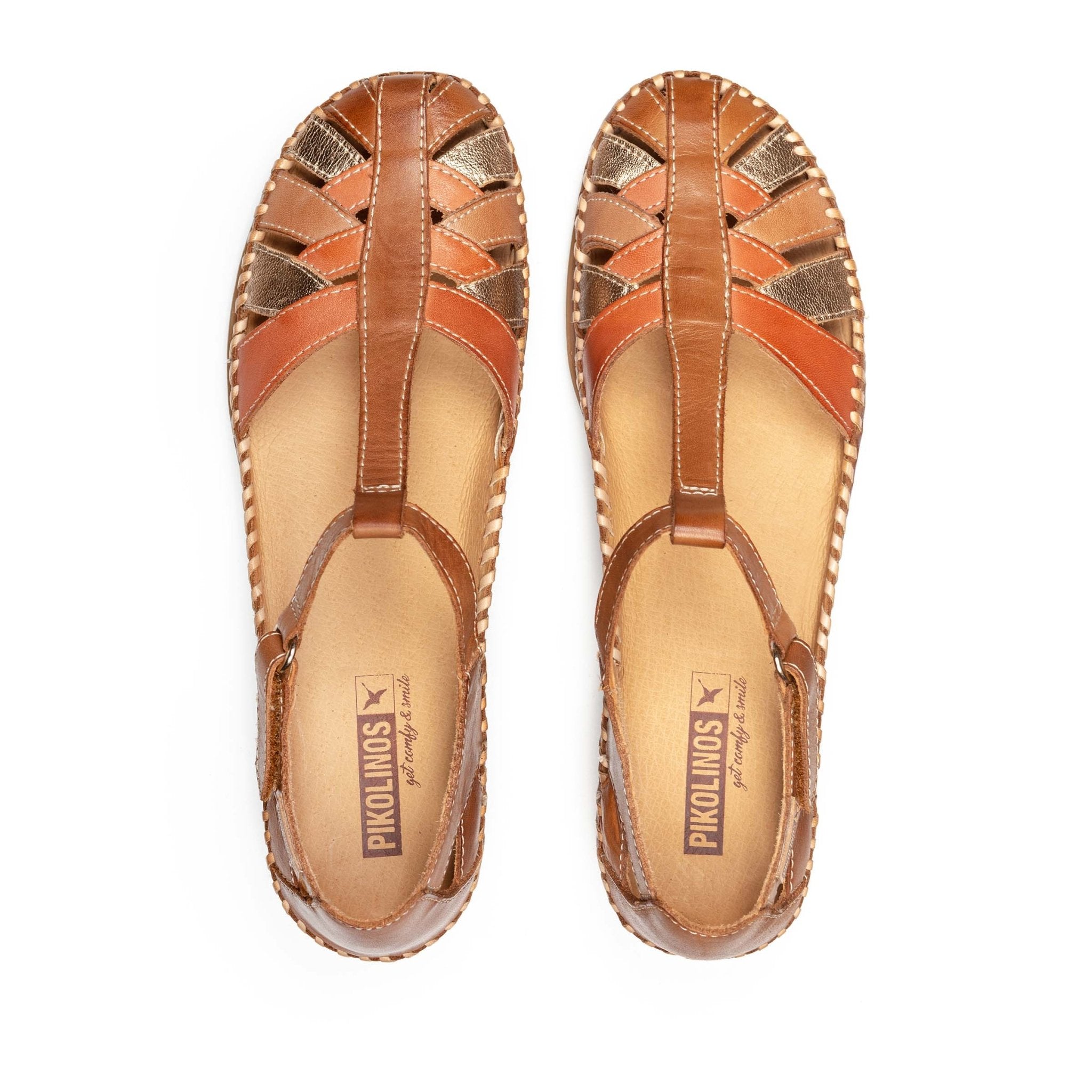 'Cadaques' women's sandal - brown mix - Chaplinshoes'Cadaques' women's sandal - brown mixPikolinos