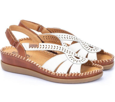 'Cadaques' women's sandal - White mix - Chaplinshoes'Cadaques' women's sandal - White mixPikolinos