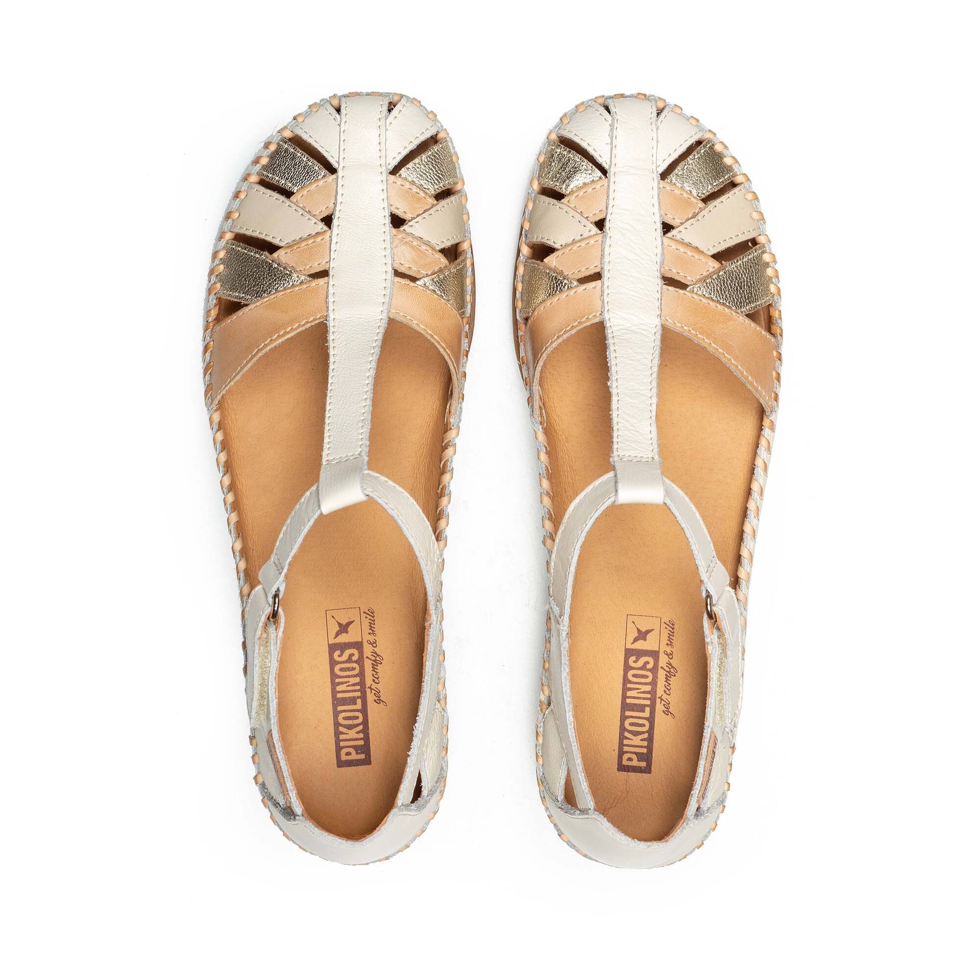 'Cadaques' women's sandal - white mix - Chaplinshoes'Cadaques' women's sandal - white mixPikolinos