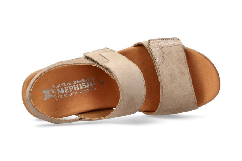 Damessandaal 'Calie' - taupe - ChaplinshoesDamessandaal 'Calie' - taupeMephisto