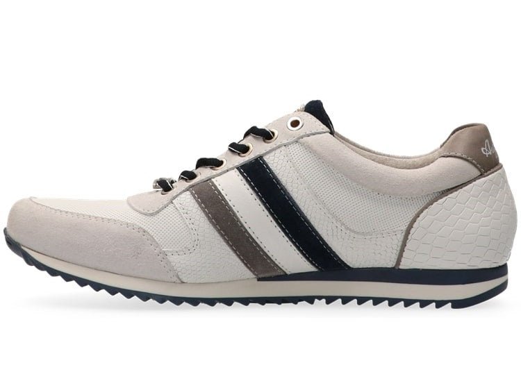 Herensneaker met veters 'Camaro' - wit - Chaplinshoes'Camaro' herensneaker met veters - witAustralisch